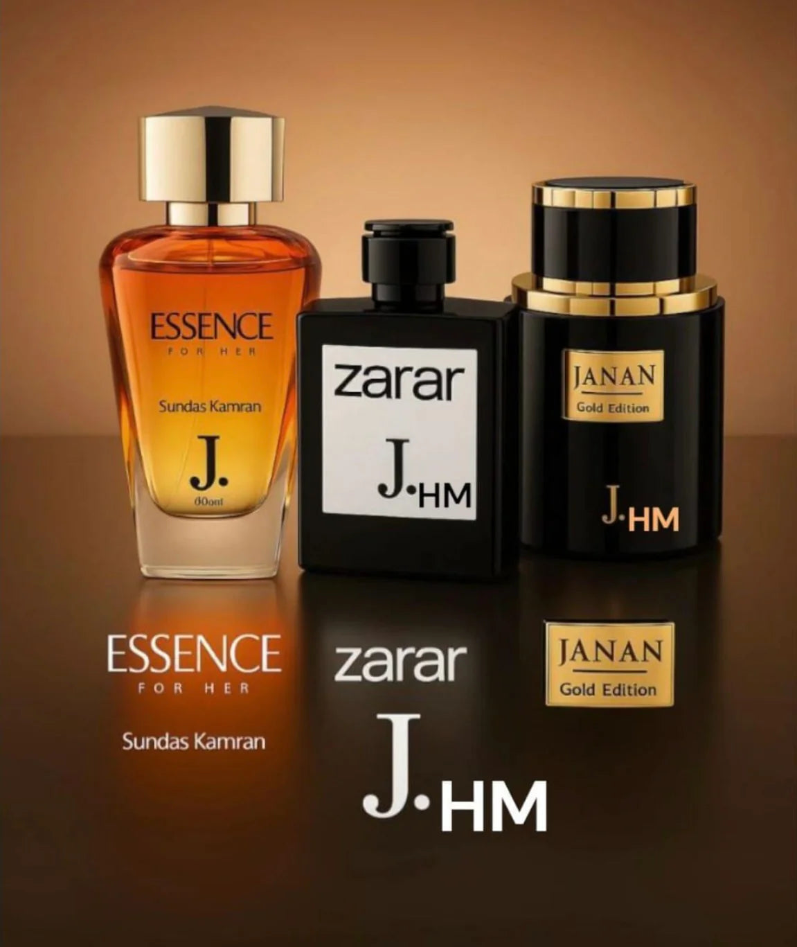 Pack of 3 J. ( Janan Gold, Zarar, Essence )